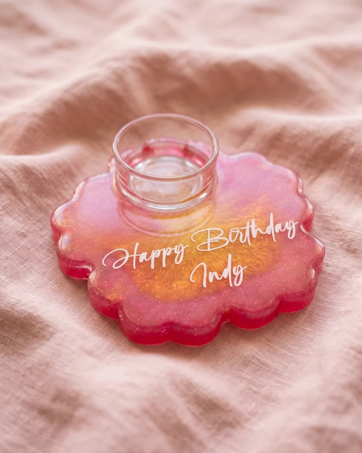 Personalised Candle Holder