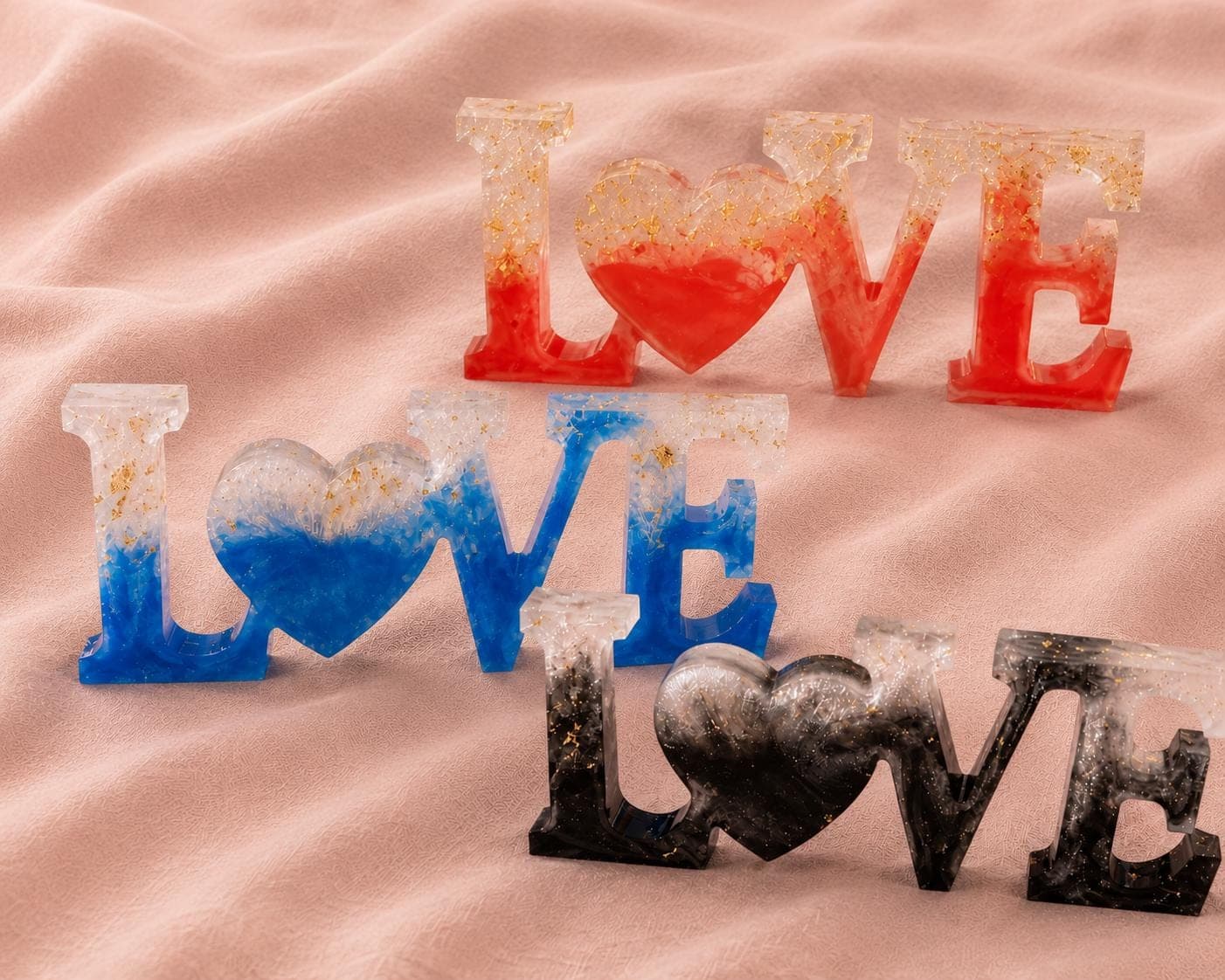 Handmade Resin LOVE Sign